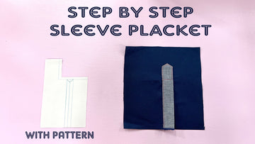 Sleeve Placket PDF Digital Pattern Download